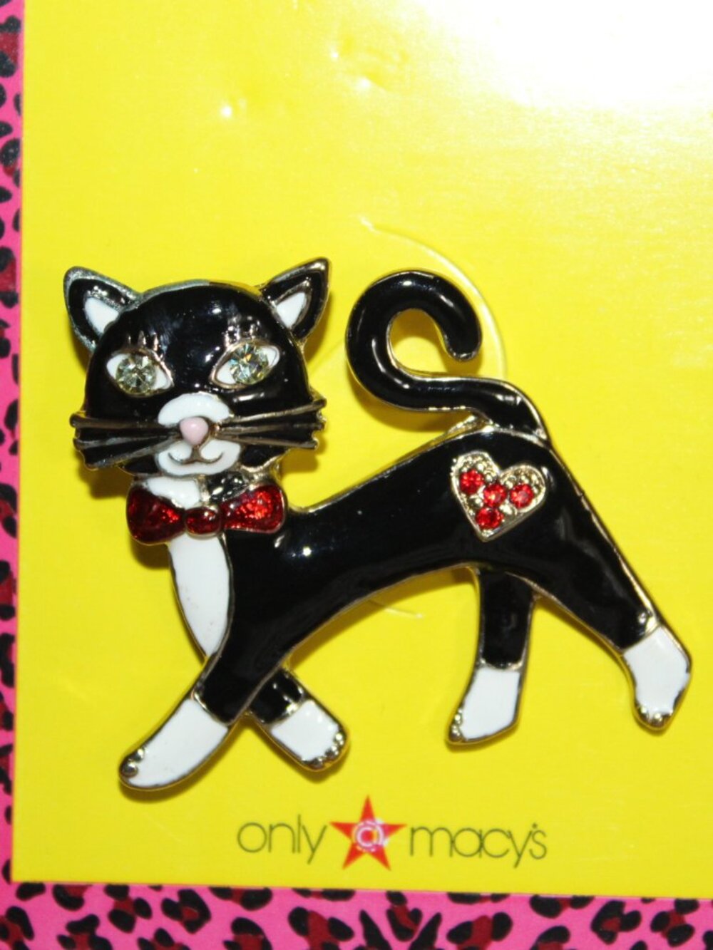 NWT Authentic Betsey Johnson Vintage Brooch & earring ser DARLING! - Picture 2 of 4